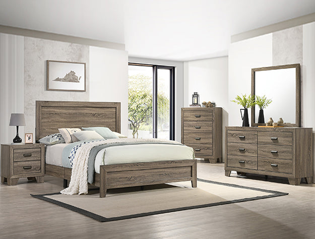 MILLIE KING BED IN ONE BOX-GREY image