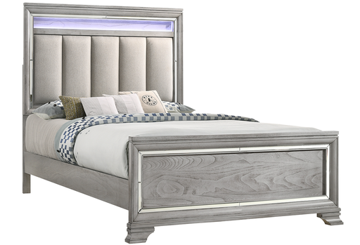 Crown Mark Vail King Panel Bed in Grey B7200-K image