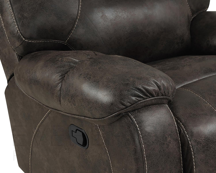 New Classic Furniture Anton Glider Recliner in Chocolate