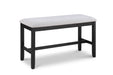 DELFIN COUNTER HT BENCH-LIGHT GREY image