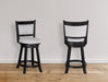 CECIL SWIVEL PUB STOOL DOVE K/D image